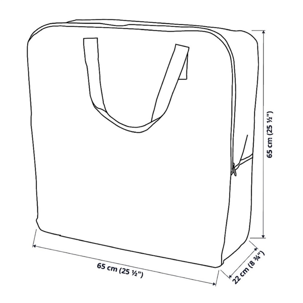 IKEA DIMPA Clear Durable Transparent Bag Fexible Extra Large Storage Bag - Picture 6 of 8